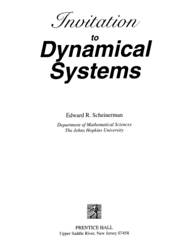 Invitation to Dynamical Systems