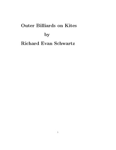 Outer billiards on kites