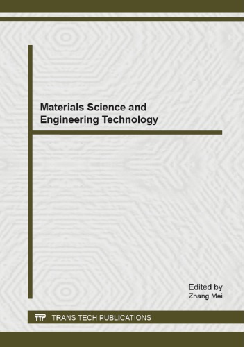 Materials Science and Engineering Technology: