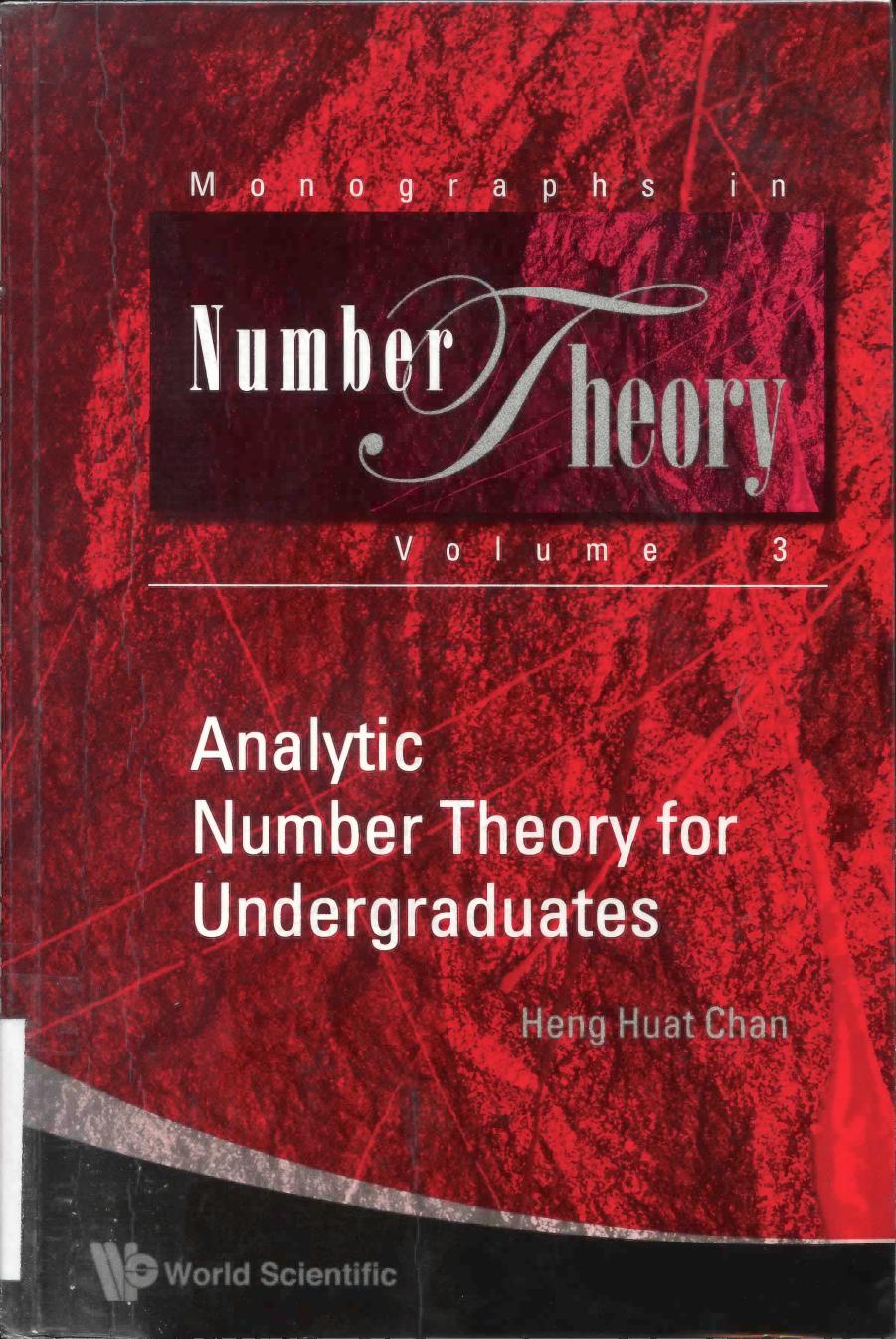 Analytic Number Theory for Undergraduates