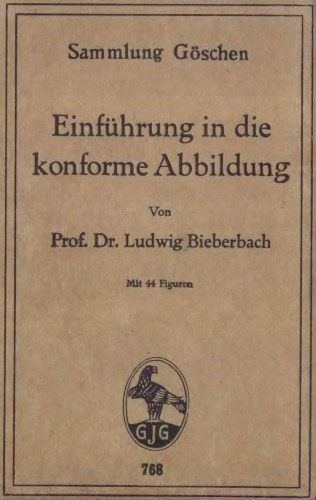 Einfuhrung in die konforme Abbildung