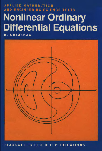 Nonlinear ordinary differential equations