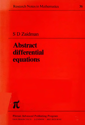 Abstract differential equations
