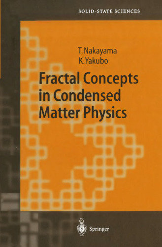 Fractal Concepts in Condensed Matter Physics