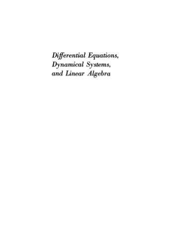 Differential equations, dynamical systems, and linear algebra