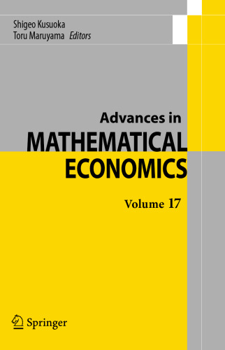 Advances in mathematical economics. Vol.17