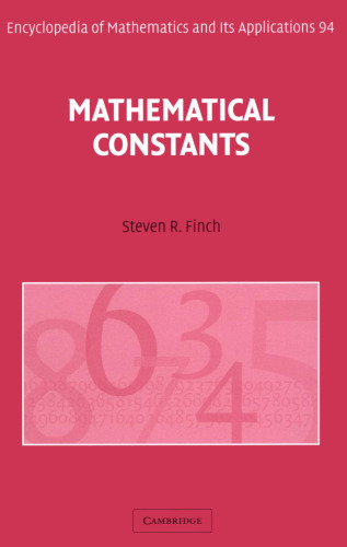 Mathematical constants