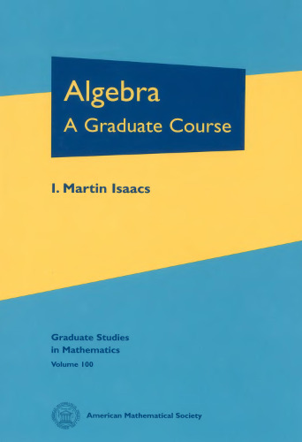 Algebra: a graduate course