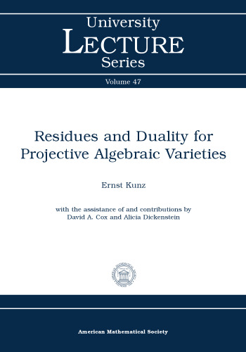 Residues and duality for projective algebraic varieties