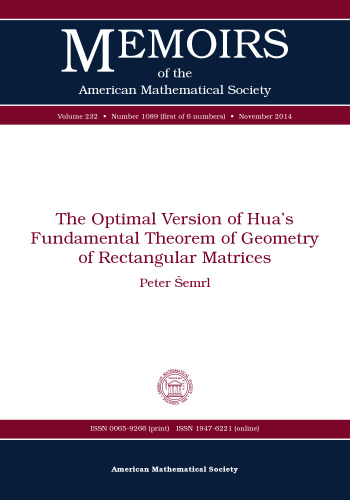 The optimal version of Hua's fundamental theorem of geometry of rectangular matrices