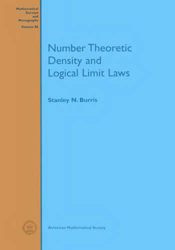 Number theoretic density and logical limit laws