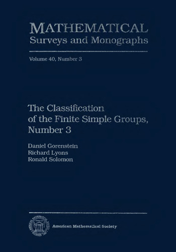 The classification of the finite simple groups, number 3. Part I. Chapter A