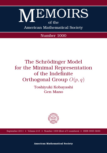 The Schrodinger model for the minimal representation of the indefinite orthogonal group O(p,q)