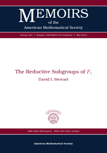 The reductive subgroups of F_4