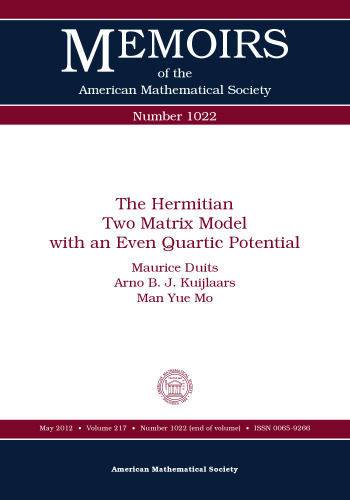 The Hermitian two matrix model with an even quartic potential