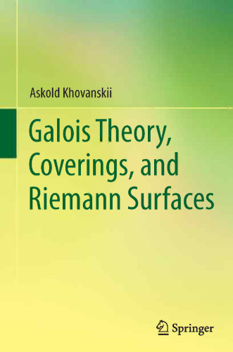 Galois theory, coverings, and Riemann surfaces
