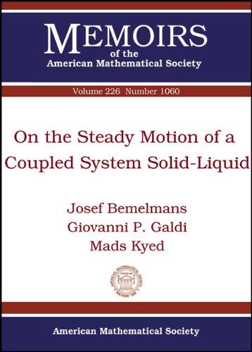 On the steady motion of a coupled system solid-liquid