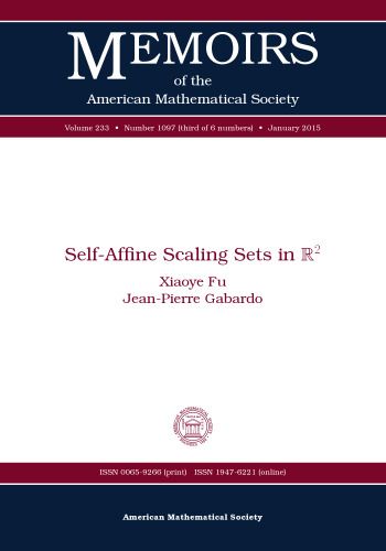 Self-affine scaling sets in R^2