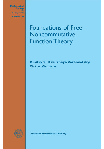 Foundations of free noncommutative function theory