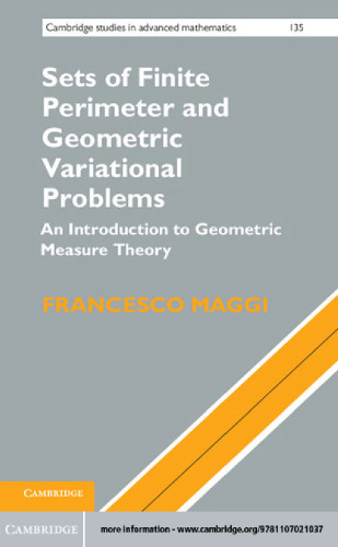 Sets of Finite Perimeter and Geometric Variational Problems: An Introduction to Geometric Measure Theory