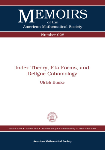 Index theory, eta forms, and Deligne cohomology