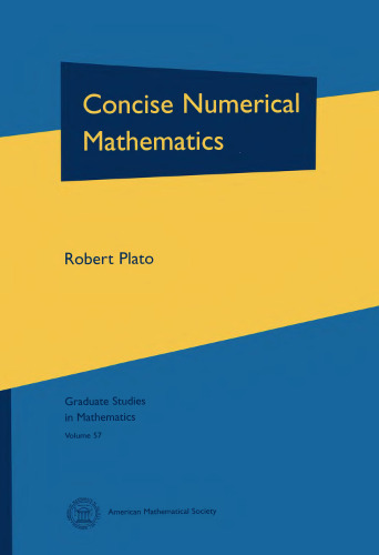 Concise numerical mathematics