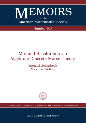 Minimal resolutions via algebraic discrete Morse theory