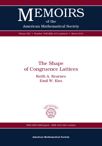 The shape of congruence lattices