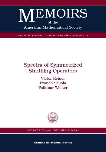 Spectra of symmetrized shuffling operators