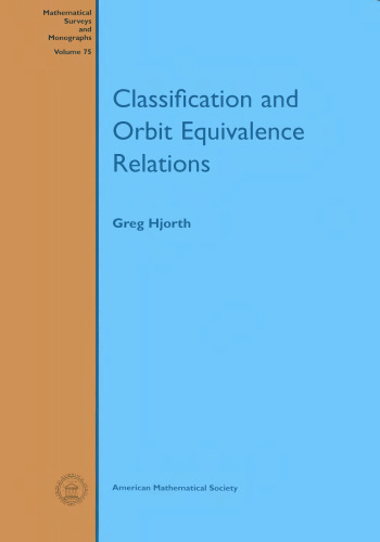 Classification and orbit equivalence relations