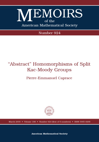 Abstract homomorphisms of split Kac-Moody groups