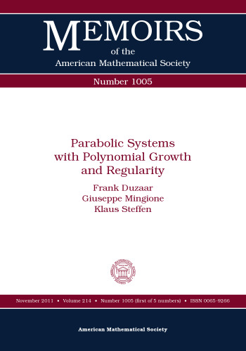 Parabolic systems with polynomial growth and regularity