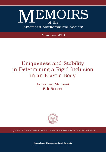 Uniqueness and stability in determining a rigid inclusion in an elastic body