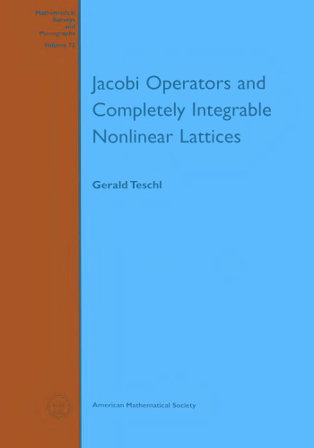 Jacobi operators and completely integrable nonlinear lattices