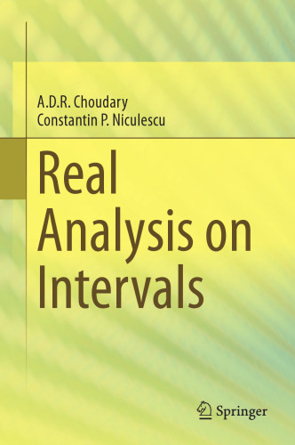 Real analysis on intervals