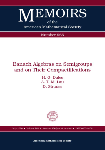 Banach algebras on semigroups and on their compactifications