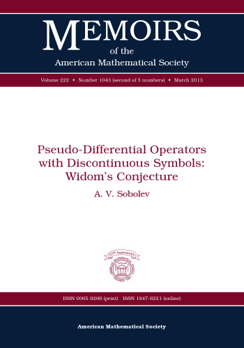 Pseudo-differential operators with discontinuous symbols: Widom's conjecture