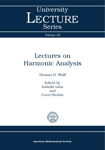 Lectures on harmonic analysis