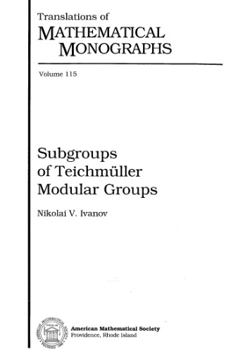 Subgroups of Teichmuller modular groups