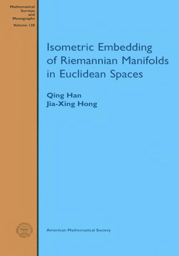 Isometric embedding of Riemannian manifolds in Euclidean spaces