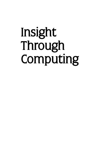 Insight through computing: a MATLAB introduction to computational science and engineering