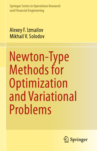 Newton-type methods for optimization and variational problems