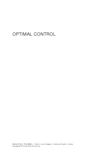 Optimal control
