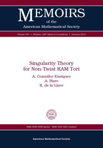 Singularity theory for non-twist KAM tori