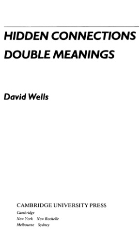 Hidden connections, double meanings: a mathematical exploration