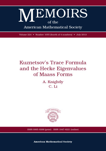 Kuznetsov's trace formula and the Hecke eigenvalues of Maass forms