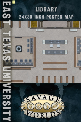 Savage Worlds: East Texas University Maps: Library