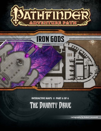 Pathfinder Adventure Path #90: The Divinity Drive (Iron Gods 6 of 6) Maps