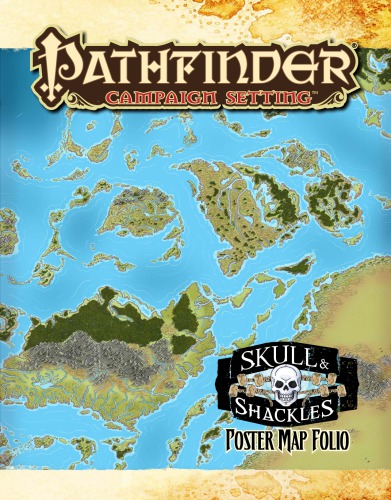 Pathfinder Campaign Setting: Skull & Shackles Poster Map Folio