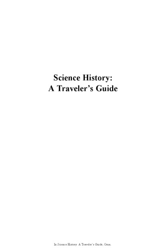 Science history : a traveler's guide
